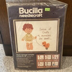 Bucilla‎ God's Miracles Sampler Needlepoint Kit -  3523